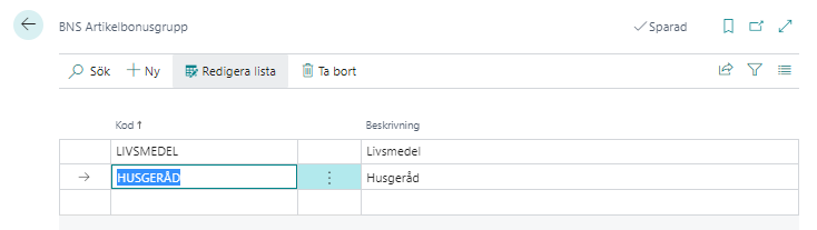 BRC Bonus i Business Central