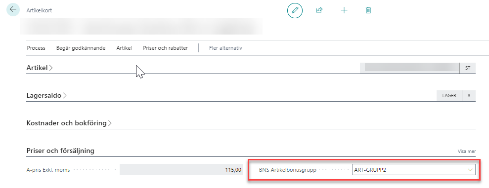 BRC Bonus i Business Central