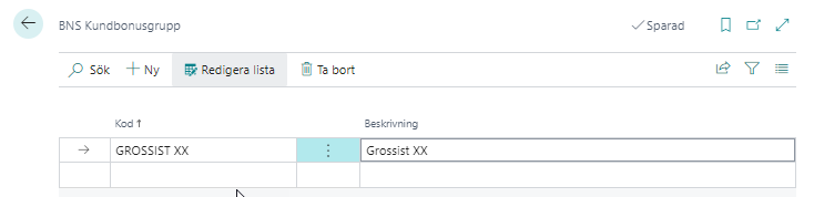 BRC Bonus i Business Central