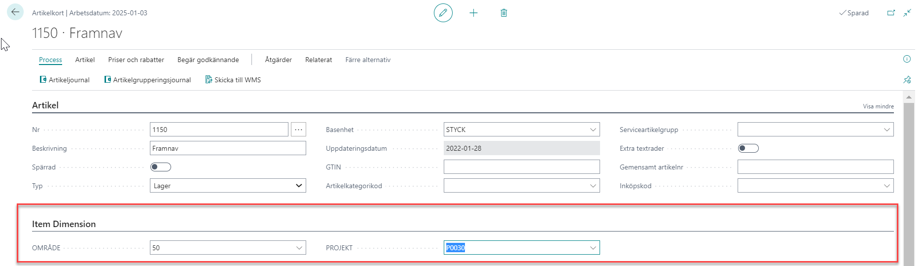 Busniess Central - Core - Översikt