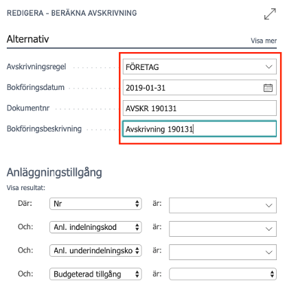Månadsavstämning i Business Central