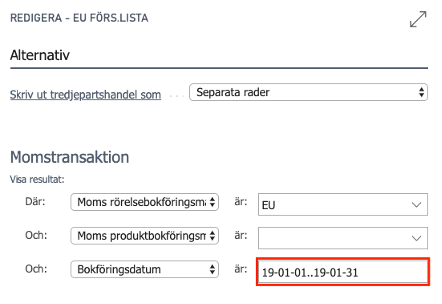 Månadsavstämning i Business Central