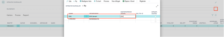 Månadsavstämning i Business Central