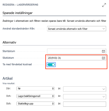 Månadsavstämning i Business Central