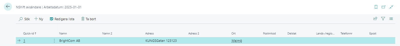Business Central - nShift