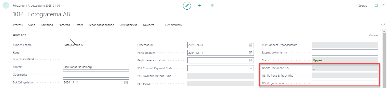 Business Central - nShift