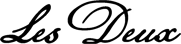 Les deux black logo